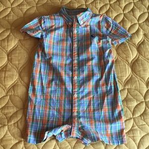 Ralph Lauren Button Down Onesie